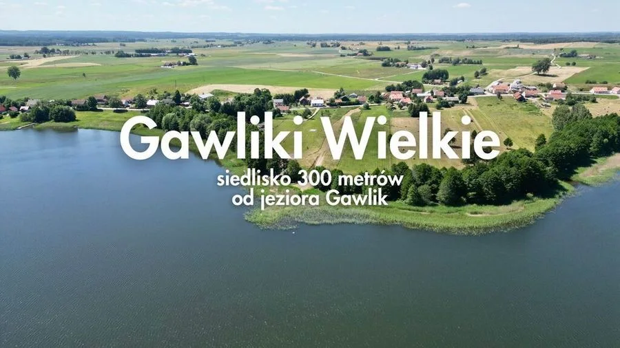 Gawliki Wielkie - siedlisko 300 metrów od jeziora