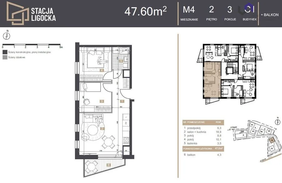 NOWE MIESZKANIA. 3 POKOJE!  BALKON!