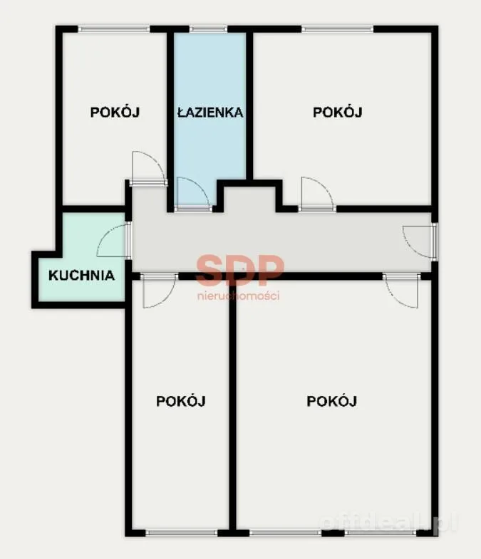 4-Zimmer Wohnung zum Verkauf in Wrocław, Krzyki, Przedmieście Oławskie | 82,78 m²