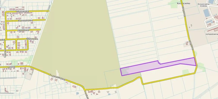 ділянка на продаж у Korzystno | 38 182 m²