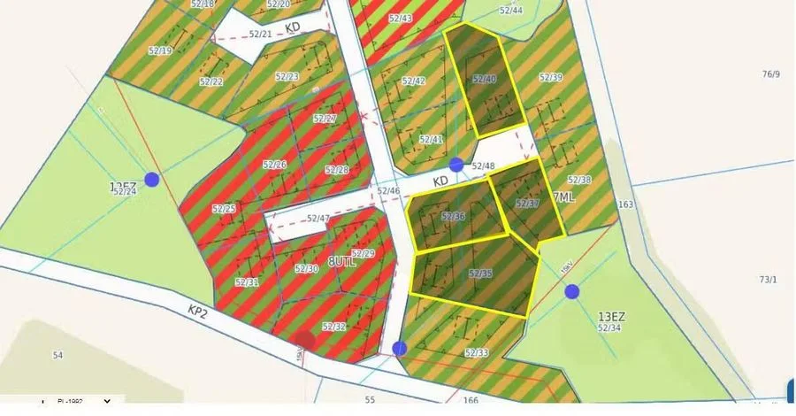 plot for sale in Kozin | 1,243 m²