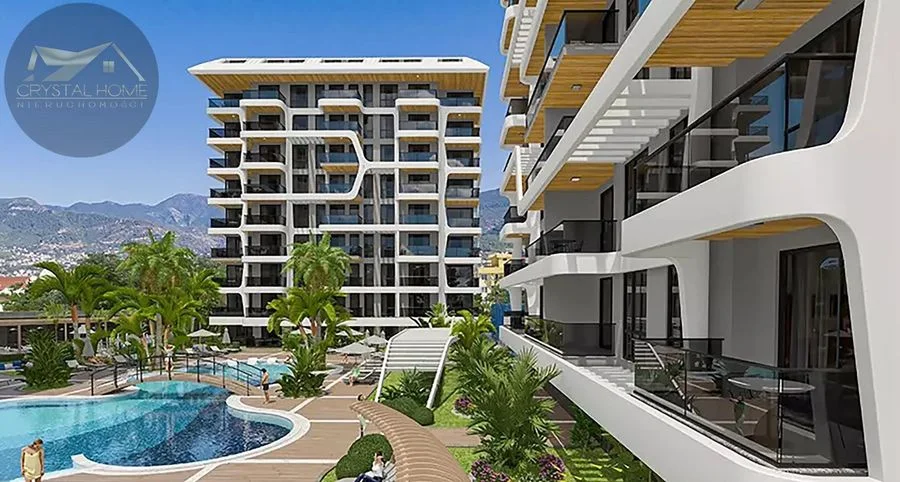 Nowoczesne apartamenty 245 metrów od morza