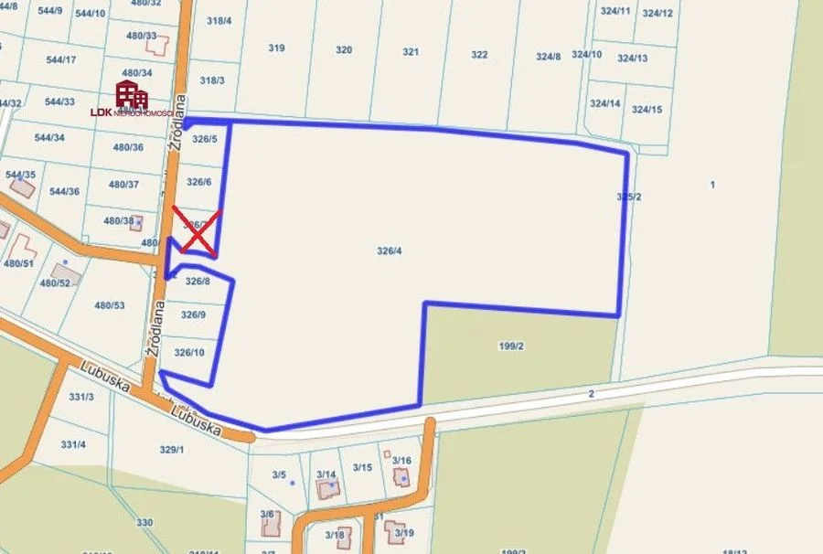 plot for sale in Przytok | 52,278 m²