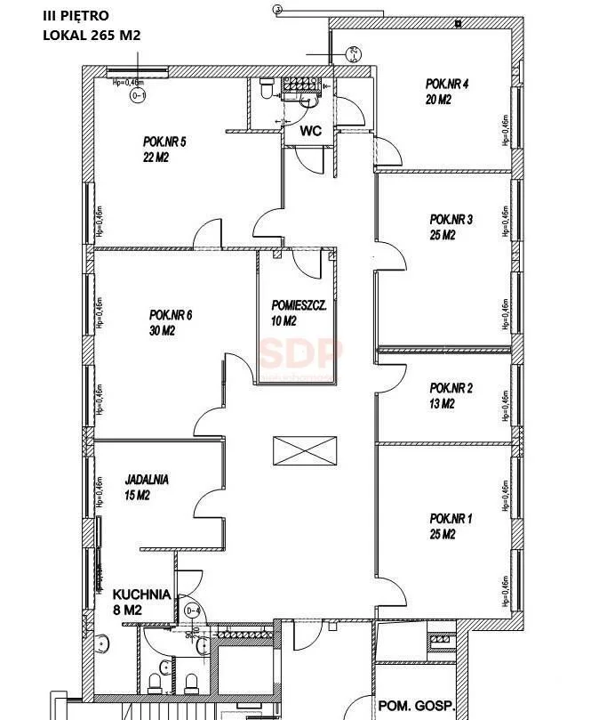 Lokal biurowo - usługowy 251 m2 niedaleko Rynku