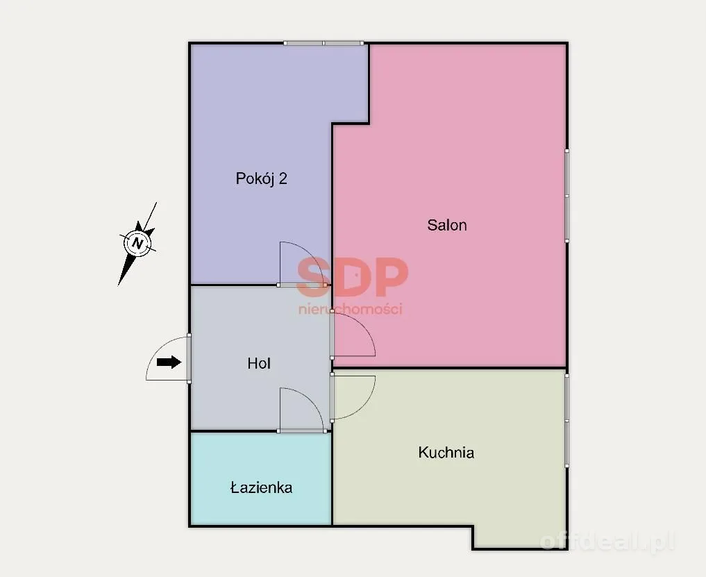 2-Zimmer Wohnung zum Verkauf in Łódź, Chojny-Dąbrowa | 37,93 m²