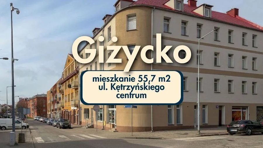 Giżycko | 2 pokoje | 55 m2 | centrum miasta