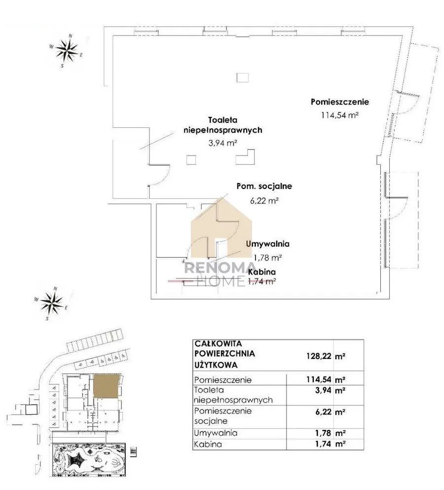 комерційна нерухомість в оренду у Świdnica | 3-кімн. | 64 m²